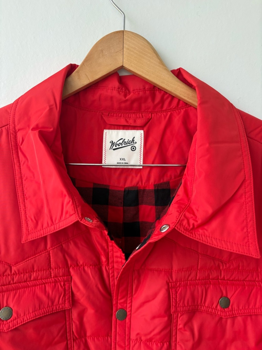 Woolrich X Target  - Adult Western Jacket - Red XXL NWOT - Picture 6 of 8